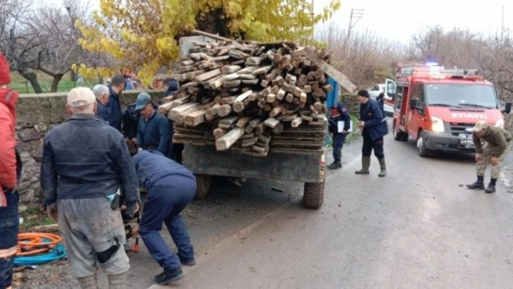 Malatya'da feci traktör kazası