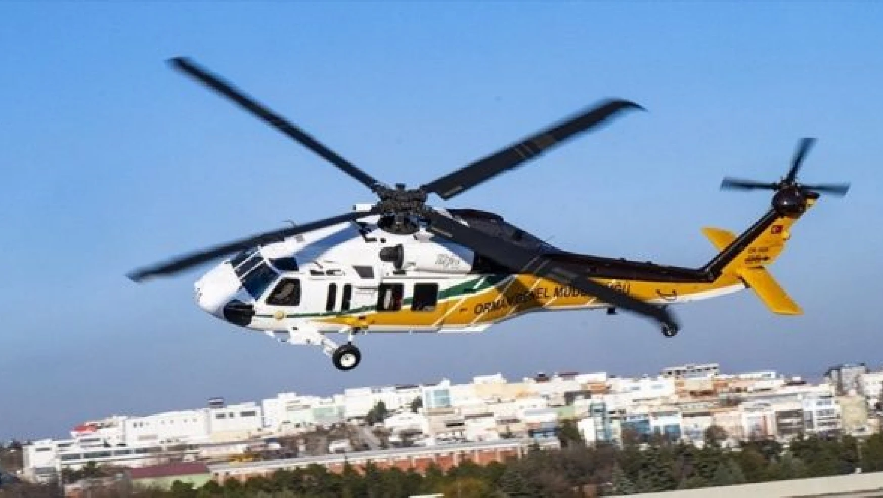 OGM'nin ilk  yangın söndürme helikopteri teslim edildi