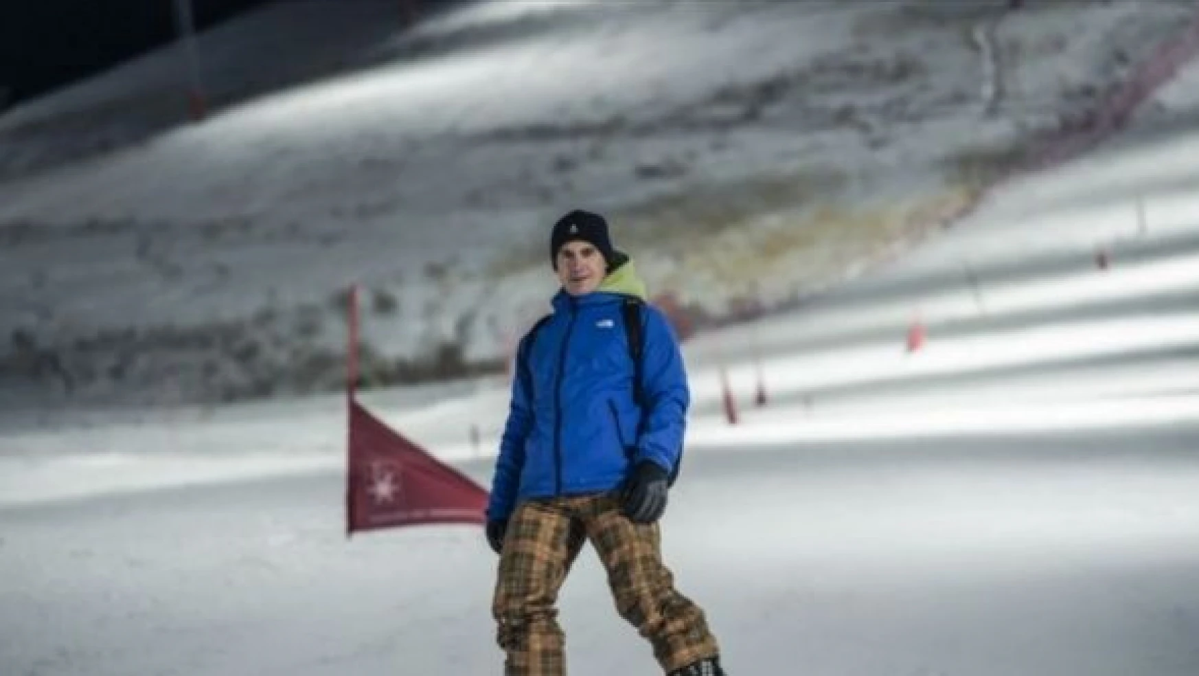 Olimpiyat şampiyonu Galmarini'den Erzurum'da  snowboard eğitimi