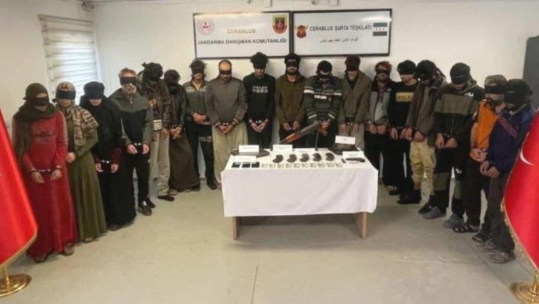 Suriye'de DEAŞ ve PKK mensubu 18 terörist yakalandı