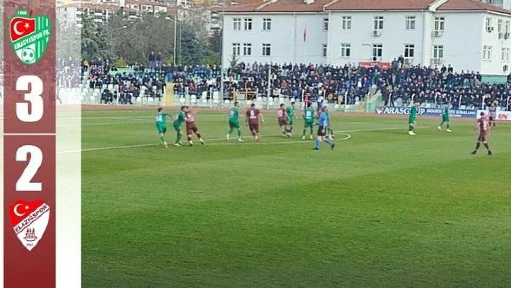 Amasyaspor FK: 3 - Entegre Solar Elazığspor: 2