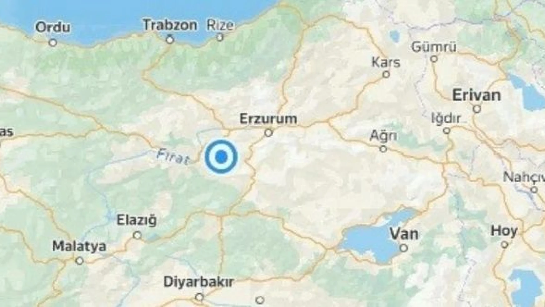 Erzincan'da gece saatlerinde 3 deprem
