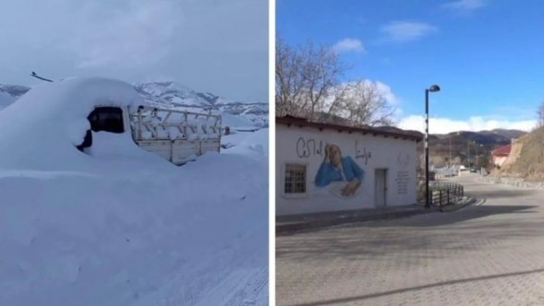 Tunceli'de kuraklık kapıda: geçen yıl kar 1 metreyi bulmuştu