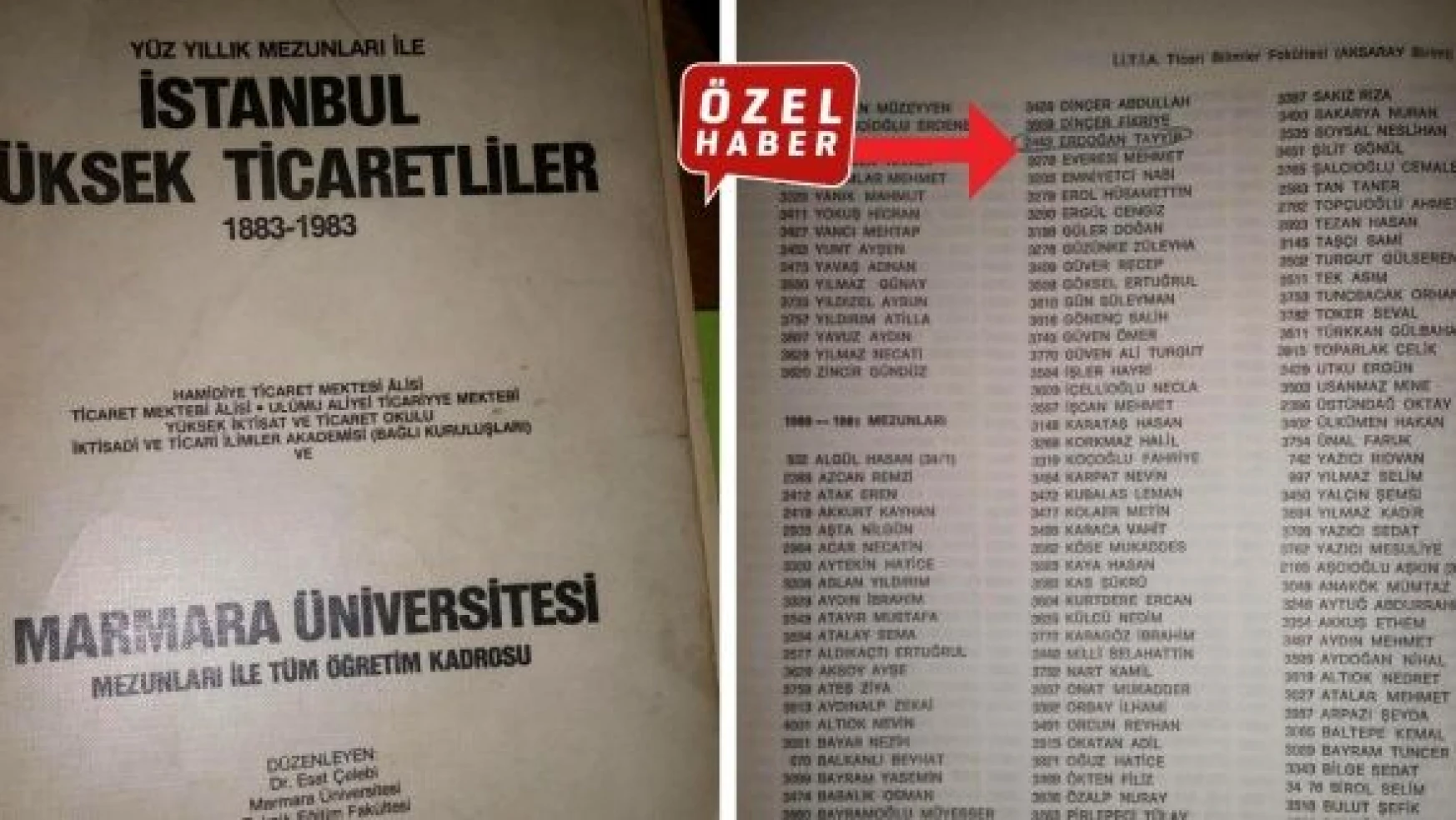 Cumhurbaşkanı Erdoğan'ın sınıf arkadaşlarından 'diploma' yorumu