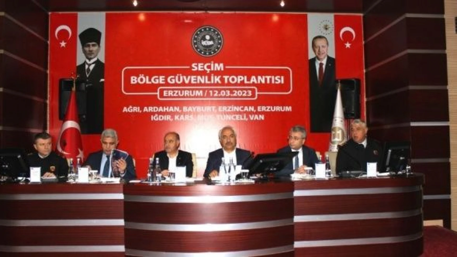 Erzurum'da ''Seçim Bölge Güvenlik Toplantısı'' düzenlendi