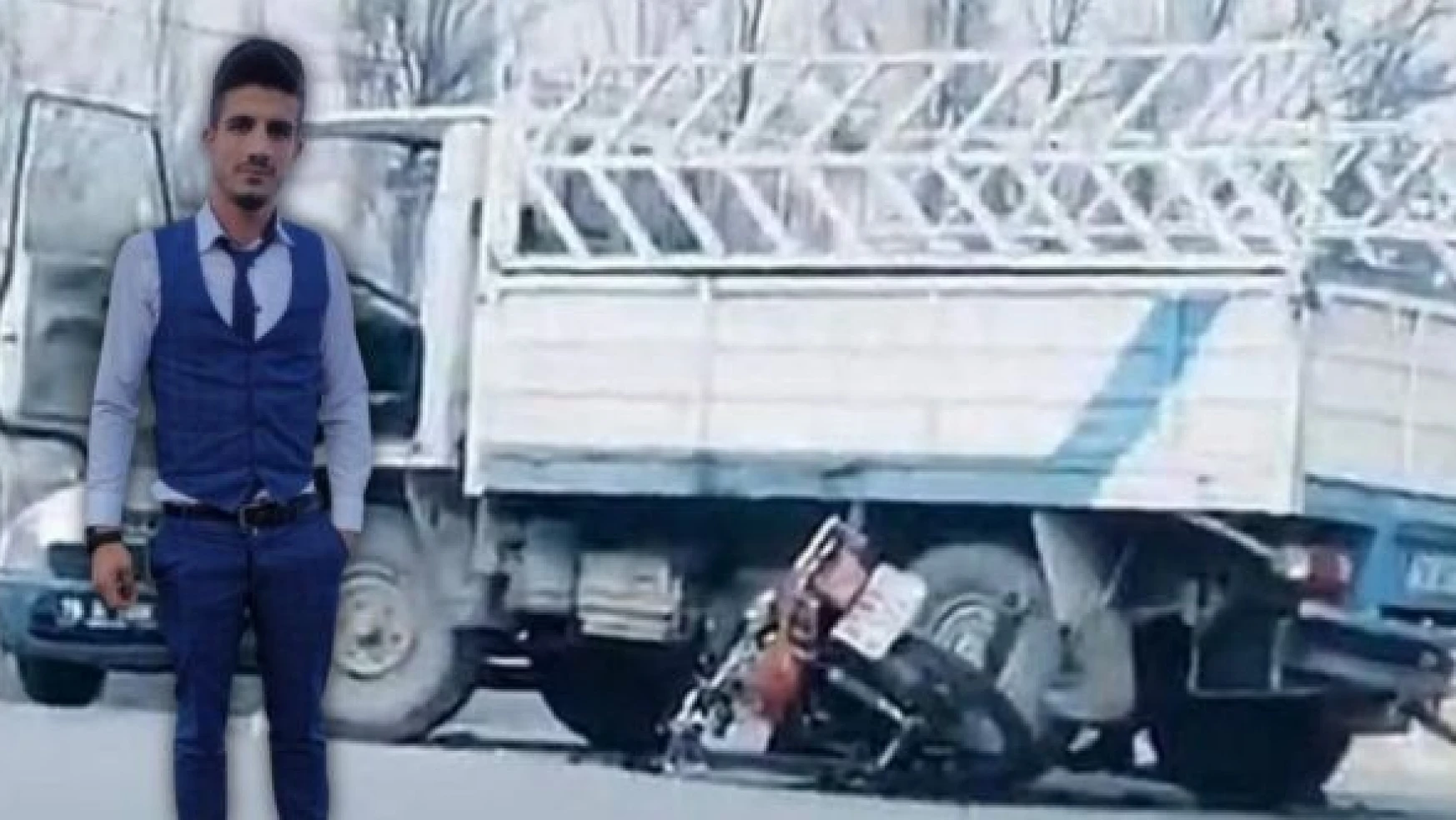 Iğdır'da kamyonetin altında kalan motokuryeden acı haber