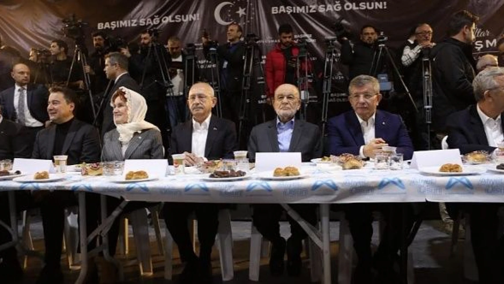 Millet İttifakı liderleri Malatya'da iftar programına katıldı