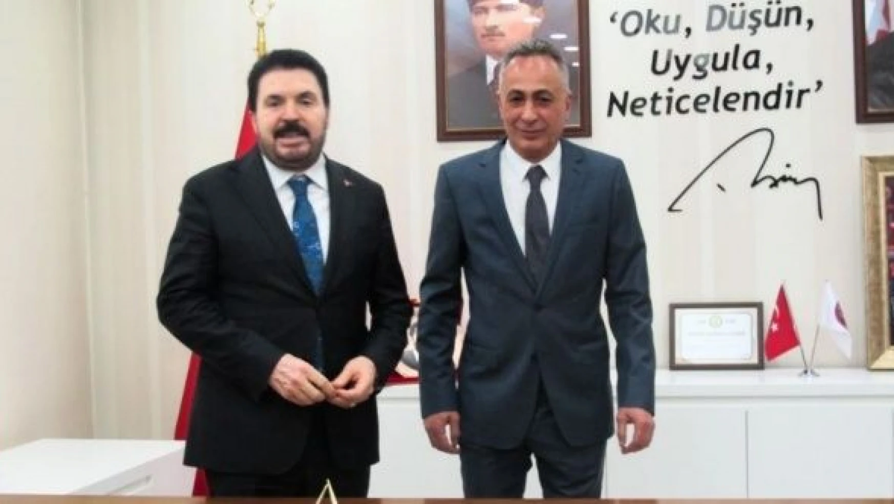 Savcı Sayan görevini Metin Karadoğan'a teslim etti