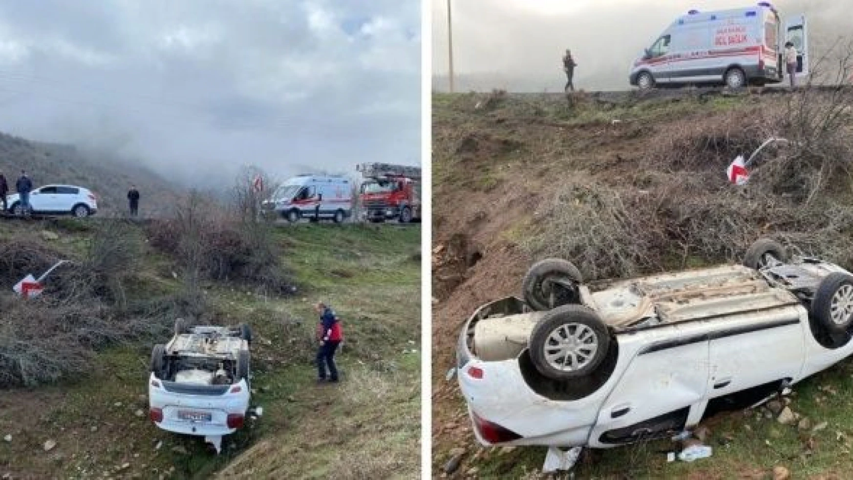Tunceli'de trafik kazası!