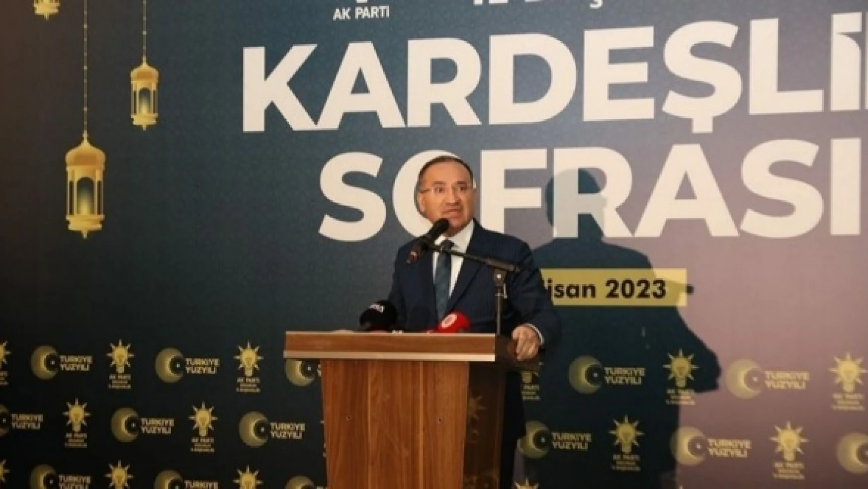 Bakan Bozdağ Erzurum'da konuştu: 'Altılı masa milletin masası değildir'