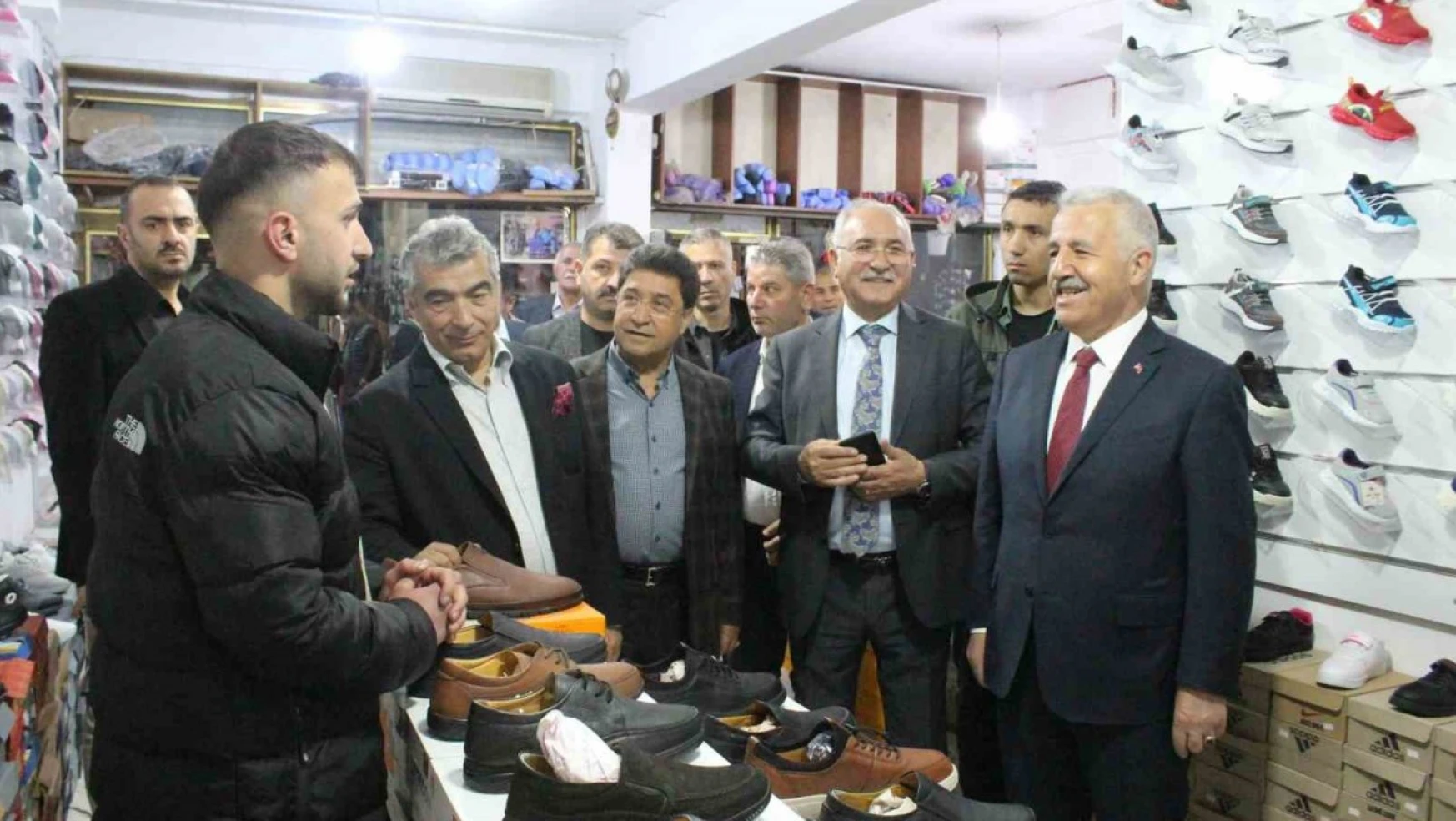 65. Hükümet Ulaştırma Denizcilik ve Haberleşme Bakanı, Arslan Cumhurbaşkanına destek için Iğdır'da