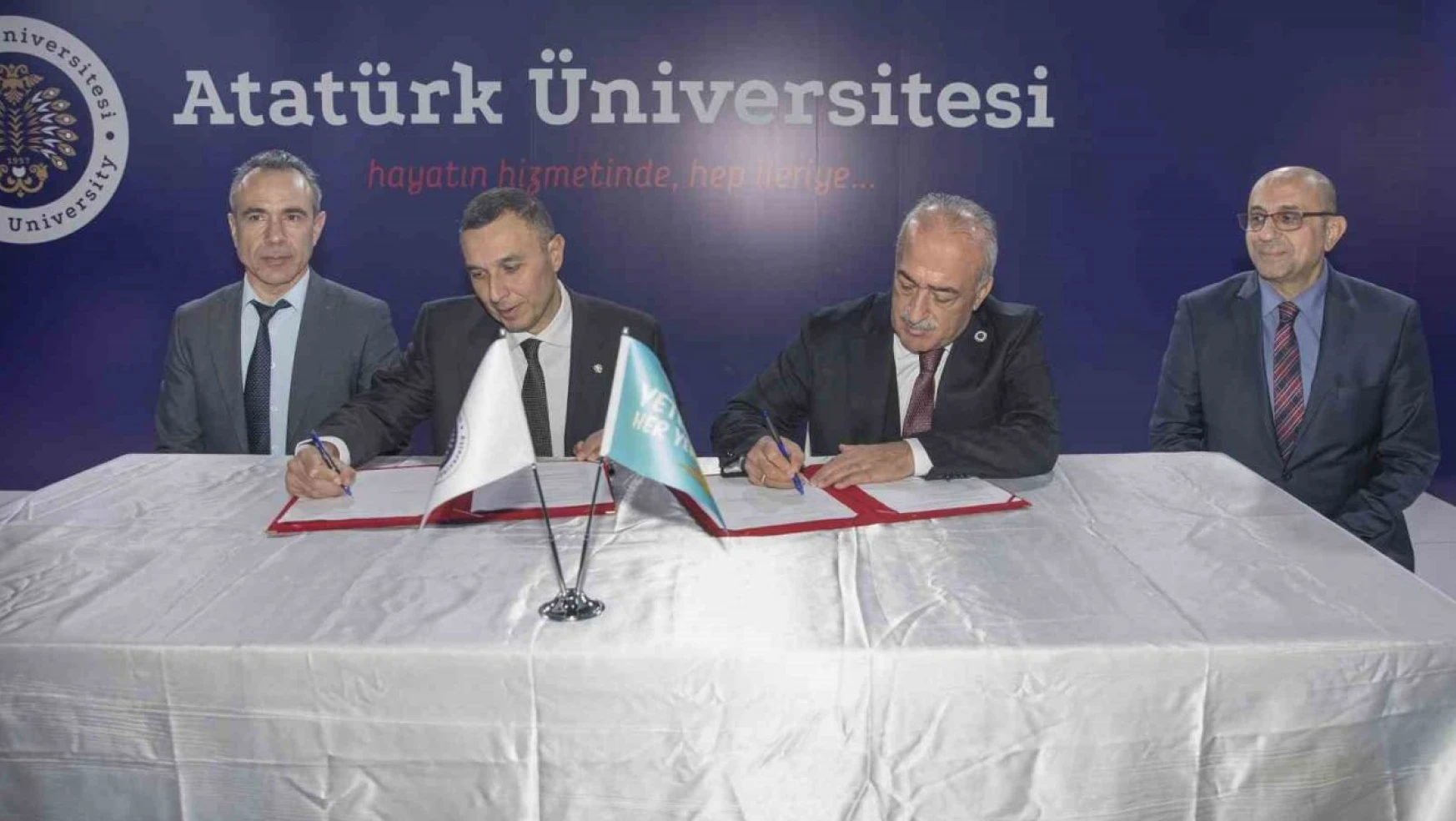 Atatürk Üniversitesi, iş birliği protokollerine bir yenisi daha ekledi