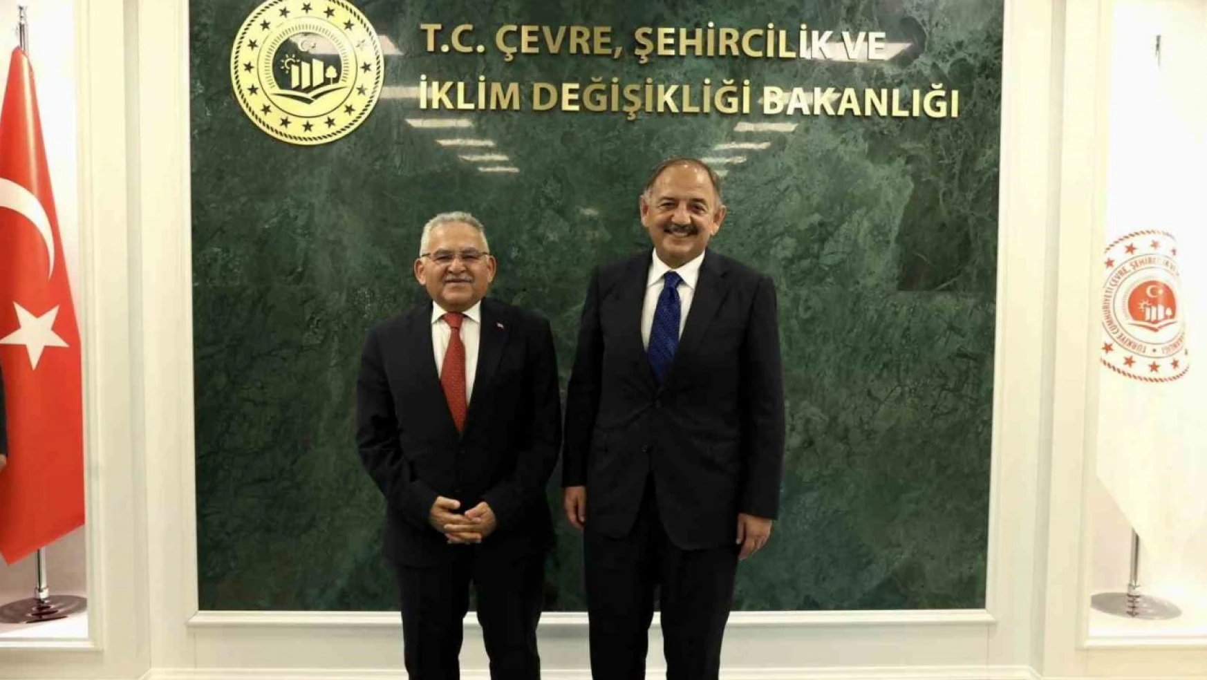 Başkan Büyükkılıç'tan Bakan Özhaseki'ye ziyaret