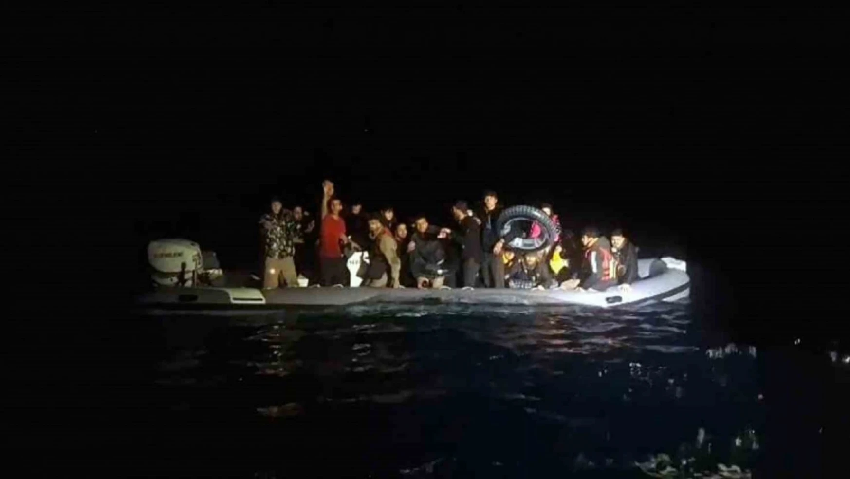 Datça'da 2 düzensiz göçmen olayında 41 göçmen yakalandı