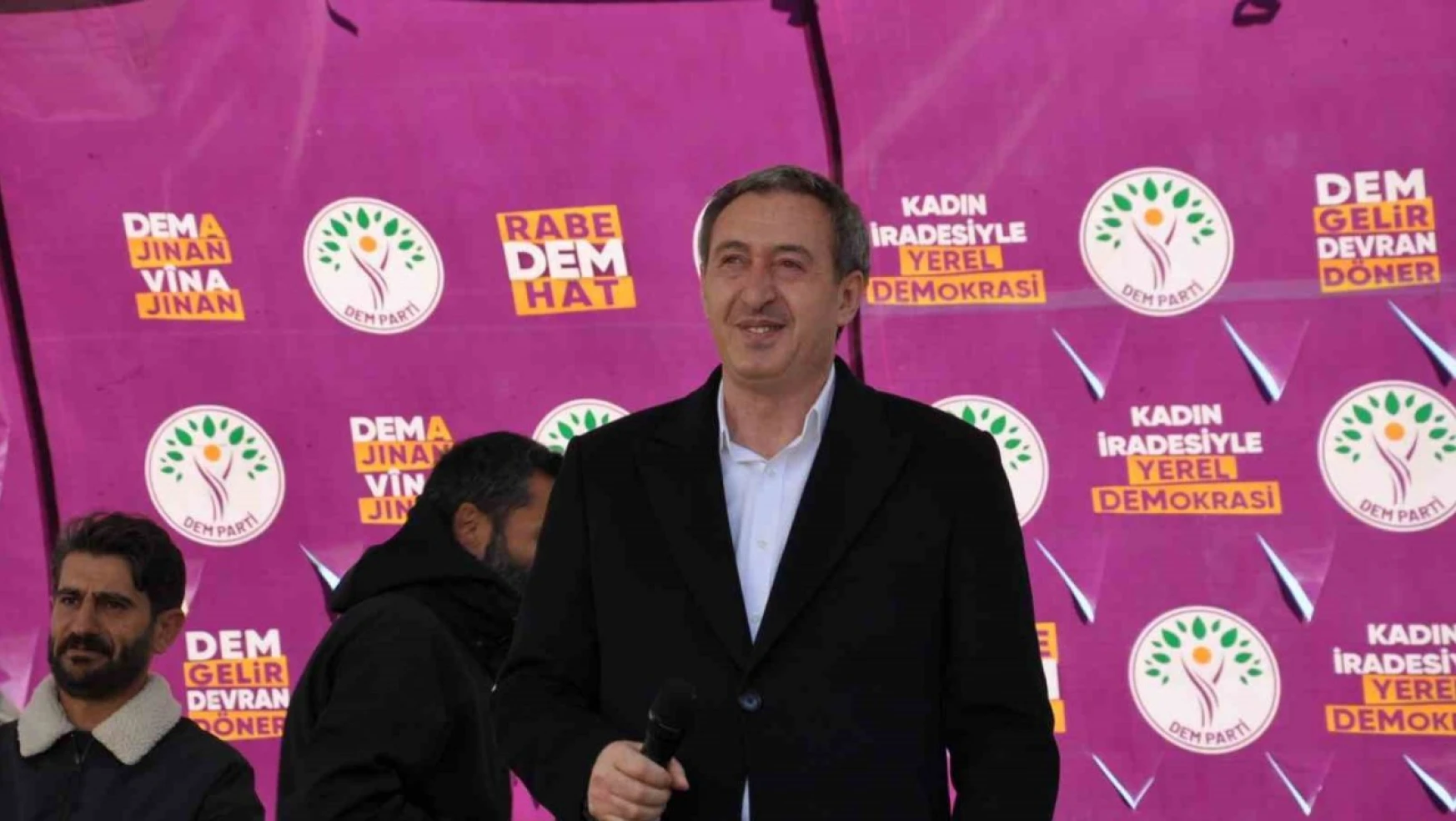 DEM Parti Eş Genel Başkanı Bakırhan, Kars'ta partililere seslendi