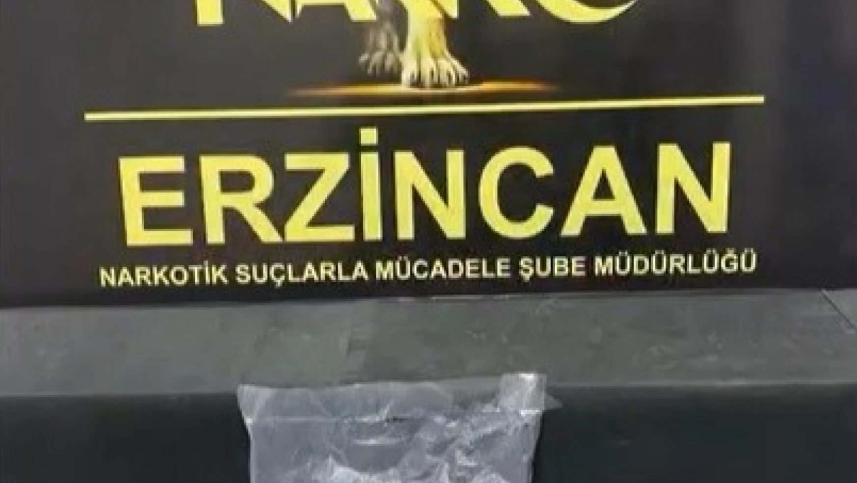 Erzincan'da 523 gram skunk ele geçirildi