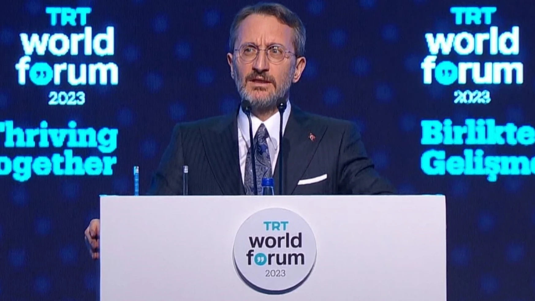 İletişim Başkanı Altun TRT World Forum'da konuştu