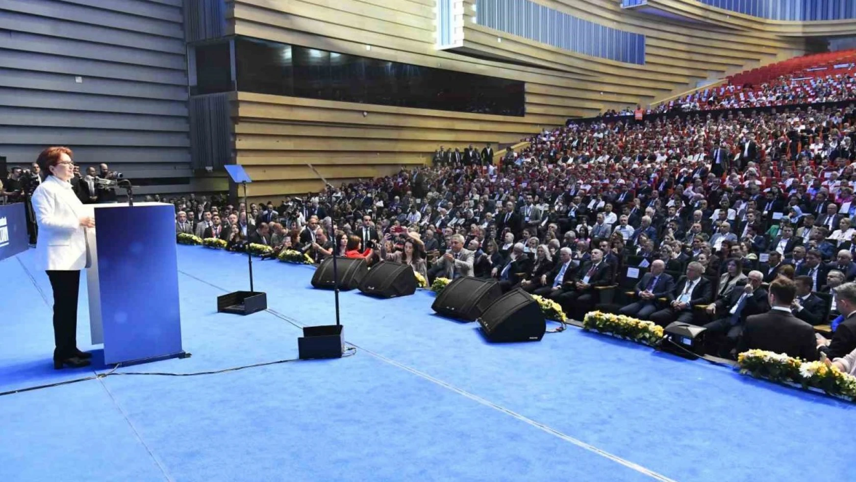 İYİ Parti Genel Başkanı Akşener: 'Üzerime düşen her şeyi yapmış olmanın huzuruyla son kez karşınızdayım'
