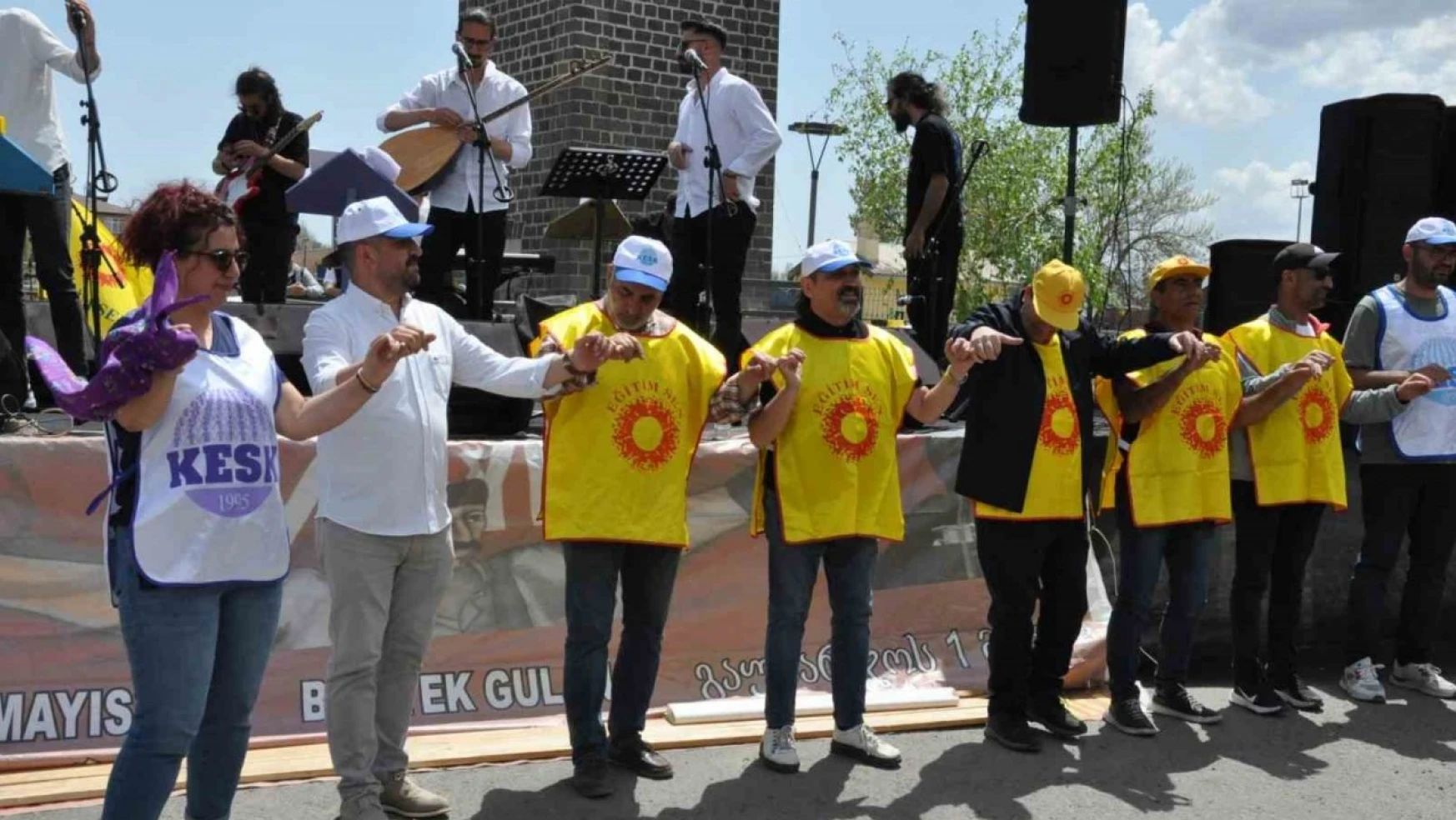 Kars'ta 1 Mayıs İşçi Bayramı etkinliği