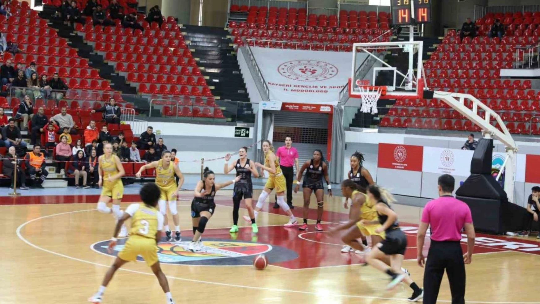 TKBL: Melikgazi Kayseri Basketbol: 103- Hatay Büyükşehir Belediyespor: 78