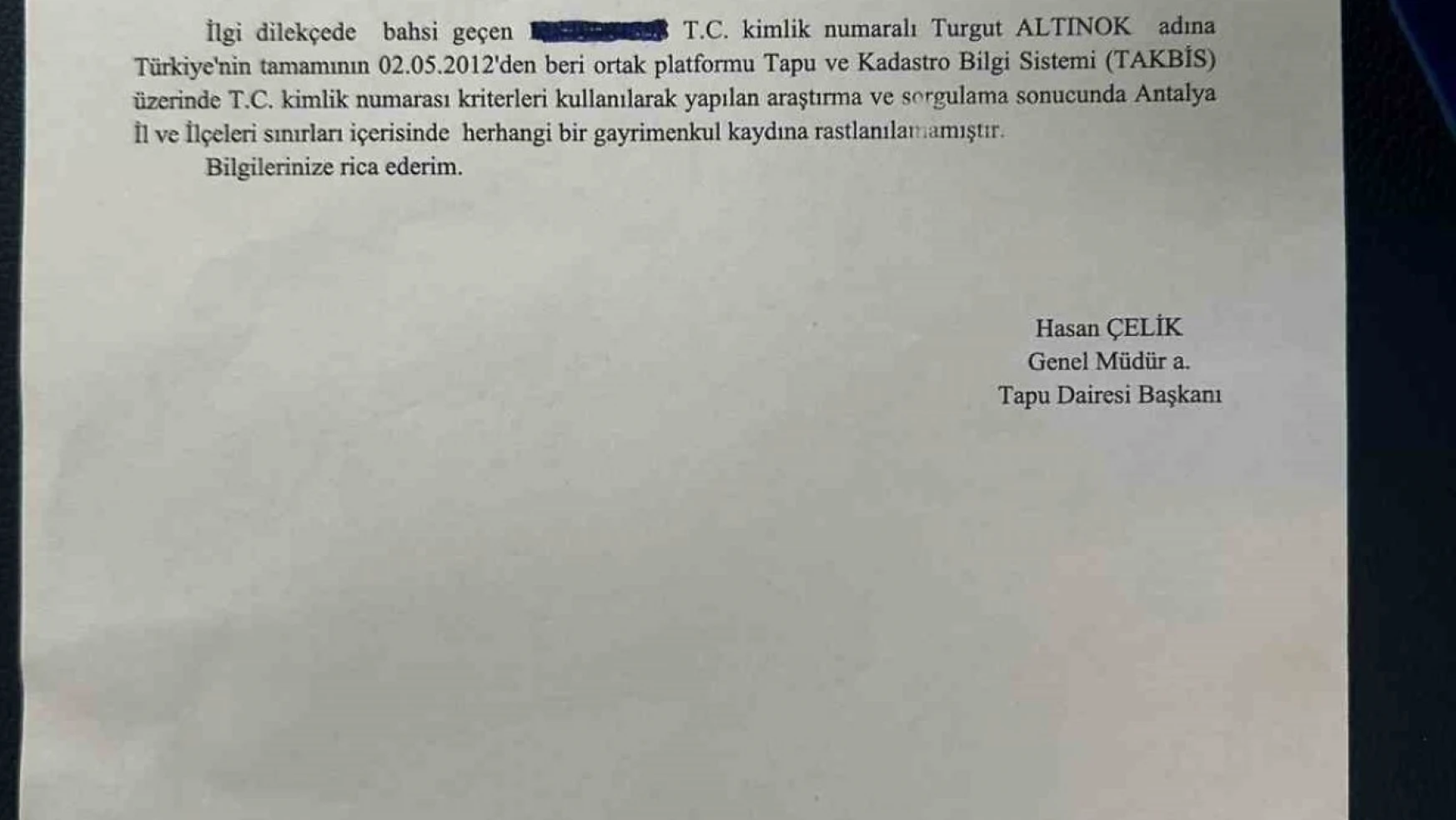 Turgut Altınok'tan Antalya'daki konut iddialarına yanıt