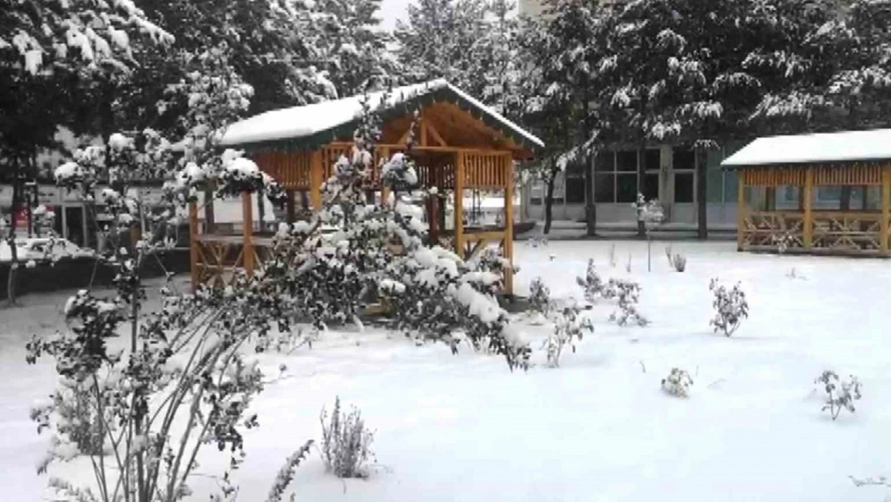 Türkiye'nin Sibirya'sında kar yağışı etkili oldu