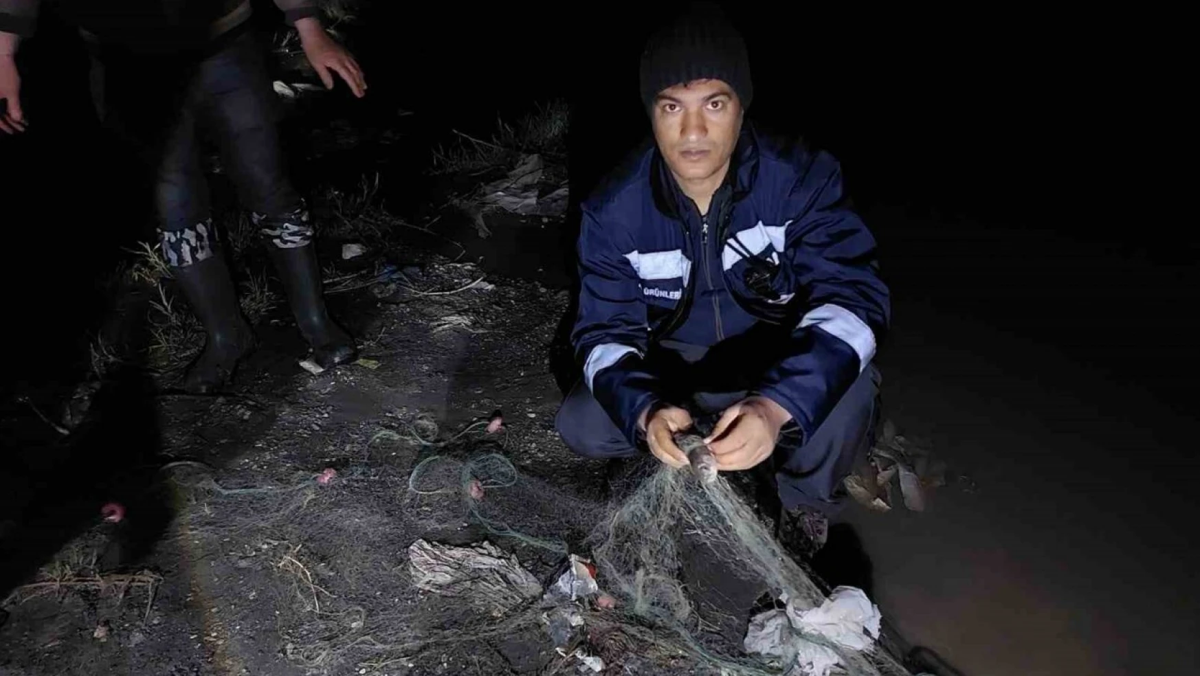 Van'da yarım ton inci kefali kaçakçıların elinden kurtarıldı