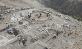 Ani harabesi havadan görüntülendi