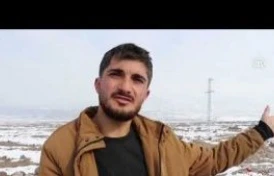 Iğdır'da temizlik malzemesi taşıyan tır devrildi