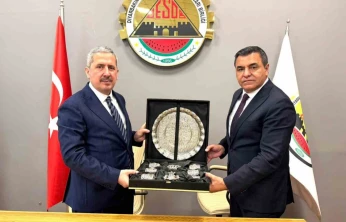 Bakan Yardımcısı Gürcan, DESOB Başkanı Ebedinoğlu ile bir araya geldi