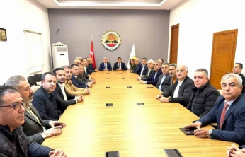 Bakan Yardımcısı Gürcan, DESOB Başkanı Ebedinoğlu ile bir araya geldi