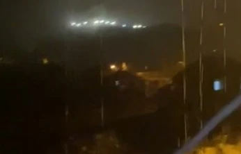 Tunceli'de şiddetli yağmur ve fırtına etkili oldu