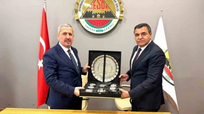 Bakan Yardımcısı Gürcan, DESOB Başkanı Ebedinoğlu ile bir araya geldi