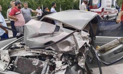 Iğdır'da trafik kazası: İki kişi yaralandı