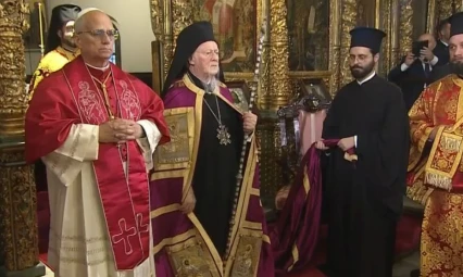 Papa 14. Leo, Fener Rum Patrikhanesi'ne geldi