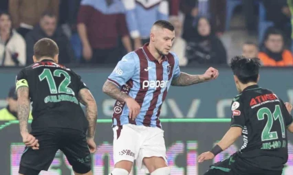 Trendyol Süper Lig: Trabzonspor: 3 - Konyaspor: 1