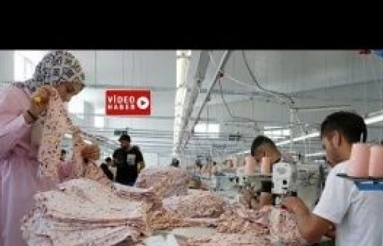 Adilcevaz'da kurulan tekstil fabrikası üretime başladı