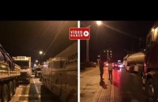 Afyon'da sel yol kapattı