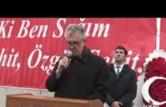 Ağrı'da teröristlerin roketli saldırısında şehit olan 3 gümrük personeli anıldı