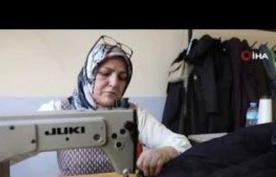 Ağrı'da üretilen uyku tulumları depremzedeleri ısıtacak