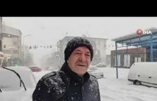 Ardahan'da kar, kartpostallık görüntüler oluşturdu