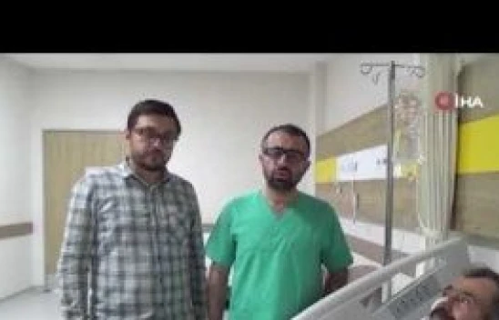 Bayburt'ta başarılı operasyonla hastanın böbreğindeki tümör alındı