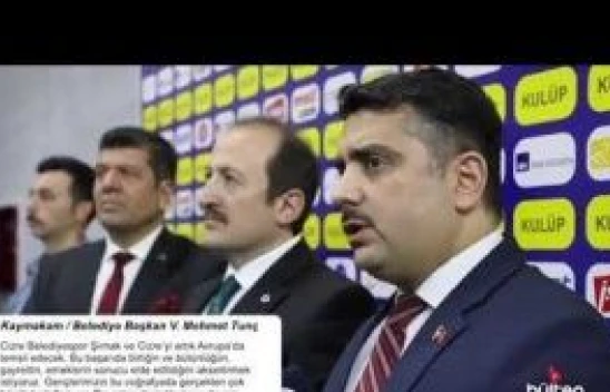 Cizre Belediyespor Avrupa kupasına katılacak