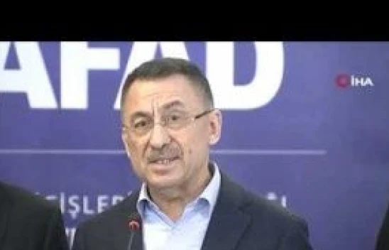 Cumhurbaşkanı Yardımcısı Oktay deprem açıklaması