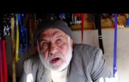 Dede yadigarı saraçlık mesleğini yarım asrı aşkındır sürdürüyor