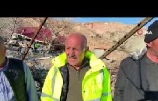 Deprem bölgesi Malatya'da heyelan, bir mezrayı yuttu