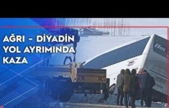 Diyadin - Ağrı yol ayrımında kaza