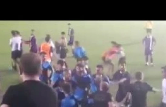 Elazığ 2023 Spor İle Mornikspor maçında futbolcular arasında kavga çıktı