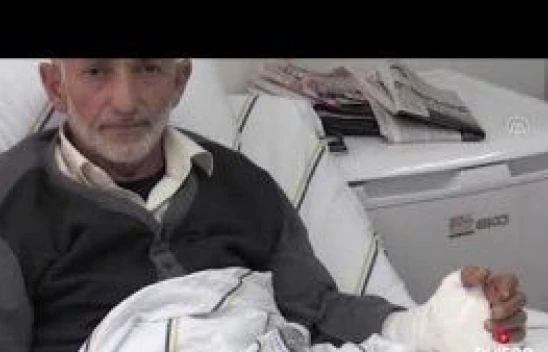 Erzurum'da iş kazasında kopan eli doktorların zamanla yarışıyla yerine dikildi