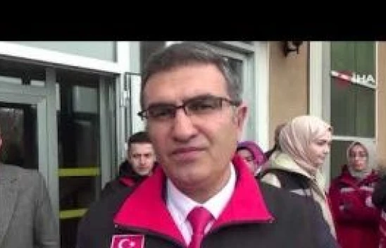 Erzurumlu kırmızı yelekliler Adıyaman'a gitti